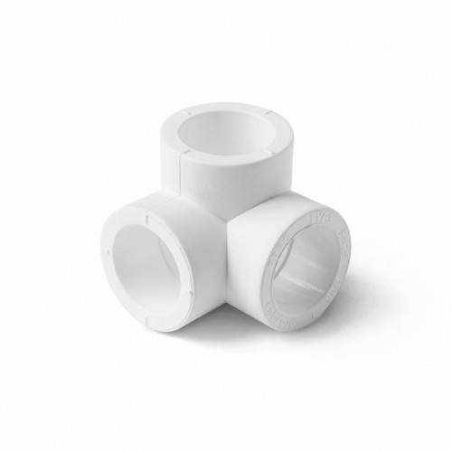 Угольник PP-R тройной серый Дн 25 Wavin Ekoplastik во Владивостоке