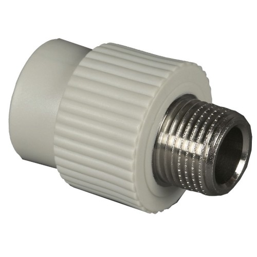 Муфта PP-R комбинированная серая НР (НАР) Дн 25-1/2" Wavin Ekoplastik во Владивостоке