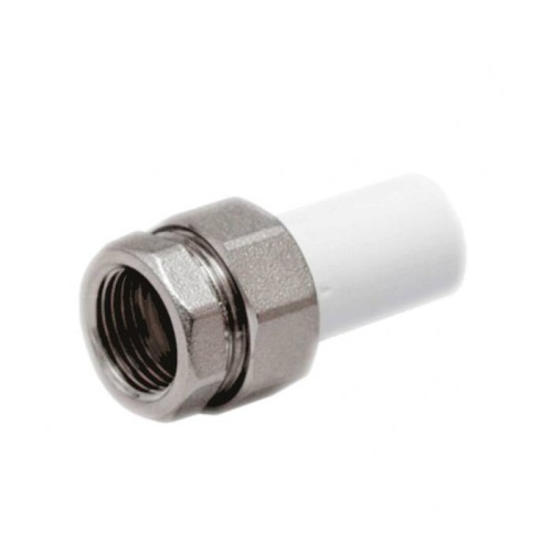 Соединитель PP-R с накидной гайкой Дн 32-1 1/4" белый Pro Aqua во Владивостоке