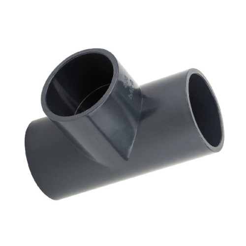 Тройник ПВХ клеевой Дн 20 90гр Ру-16 серый напорный Aquaviva во Владивостоке