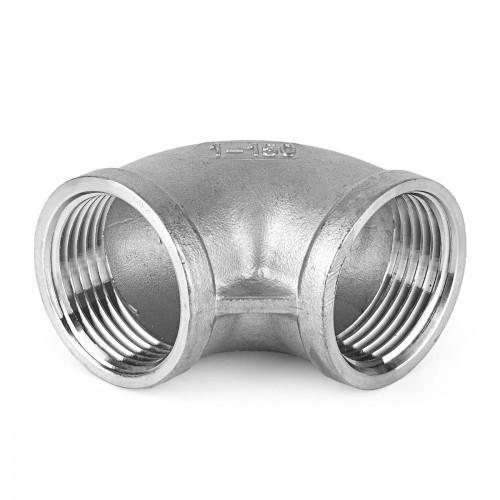Отвод нержавеющий резьбовой ВР (ВН) Ру 16 AISI 304 15 мм 1/2"