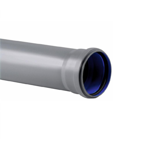 Труба полипропиленовая PP-H безапорная серая с раструбом канализационная RTP (РосТурПласт) 75х1,9 мм 0,25 м ГОСТ 32414-2013 во Владивостоке
