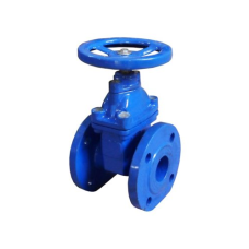 Задвижка клиновая чугунная фланцевая с обрезиненным клином Ру 16 Rushwork 101 Rushwork 100 мм