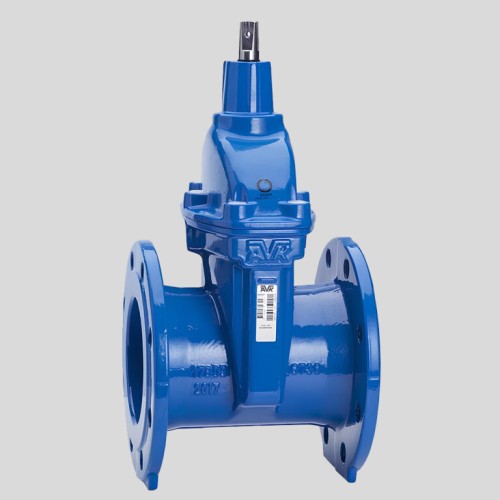 Задвижка клиновая чугунная фланцевая с невыдвижным штоком с обрезиненным клином под электропривод с невыдвижным штоком Ру 16 VOC4241CM Tecofi 200 мм