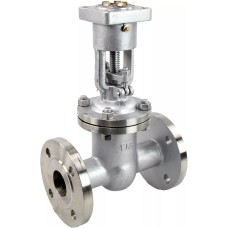 Задвижка нержавеющая фланцевая под электропривод Ду-100 Ру-16 (Т<560°С) 30нж941нж DN.ru