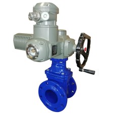 Задвижка чугунная с электроприводом AUMA E2 4000ELE2 80х180 мм