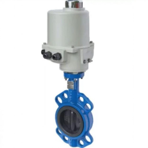 Затвор с чугунным диском и электроприводом межфланцевый 1,6 МПа EPDM ЗПФ GG25 ЛАЗ 125х54 мм во Владивостоке