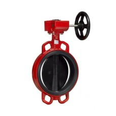 Затвор с чугунным диском и редуктором межфланцевый 1,0 МПа EPDM ЗПТС GG25 АДЛ 350 мм