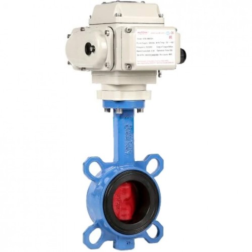 Затвор с чугунным диском и электроприводом межфланцевый 1,6 МПа EPDM Benarmo 150 мм во Владивостоке