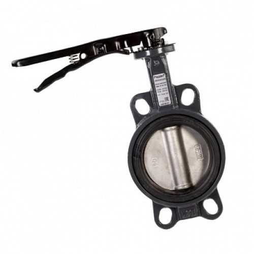 Затвор ручной с нержавеющий диском и рукояткой межфланцевый 1,6 МПа EPDM EURO Benarmo 80 мм во Владивостоке